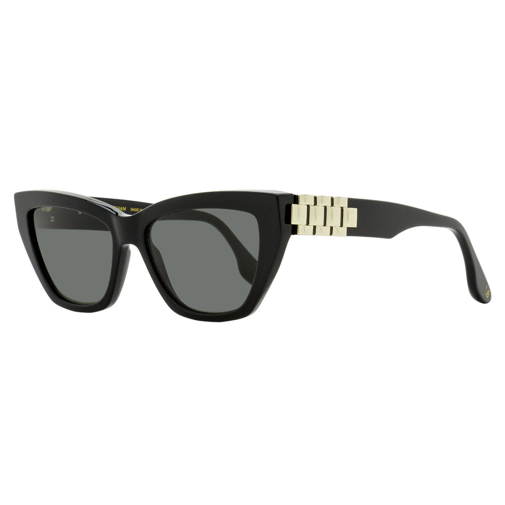 Victoria Beckham Chain-Link Cat Eye Sunglasses VB668S 001 Black 55mm